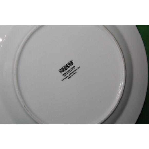Peanuts Snoopy Dog Woodstock With Easter Egg Basket Ceramic Dinner Plate - Picture 5 of 7
